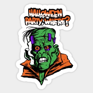 Halloween Party Sticker